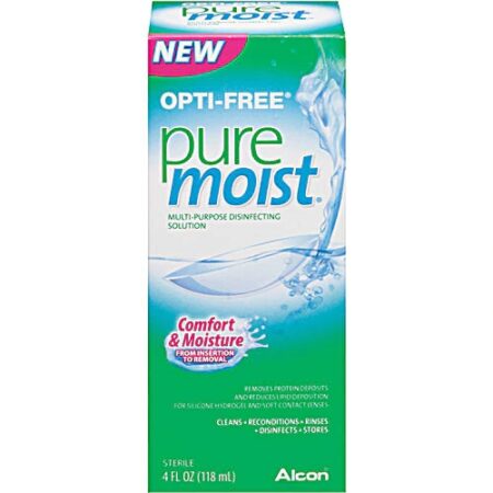 Alcon Opti-Free PureMoist Multi-Purpose Disinfecting Solution -- 4 fl oz