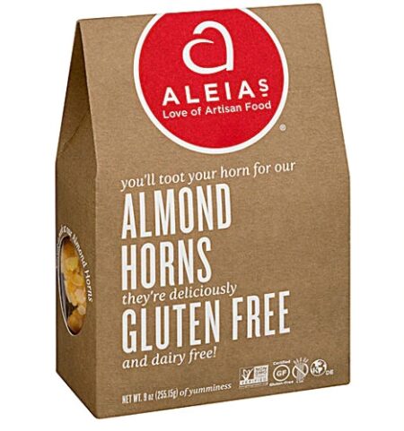 Aleia's Cookies Gluten Free Almond Horns -- 9 oz