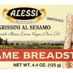 Palitos de Pão de Gergelim Alessi - 125g: Crocância e Sabor para o Seu Dia