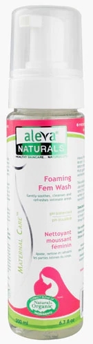 Aleva Naturals Maternal Care™ Sabonete Íntimo Espumante 199ml - Higiene e Bem-Estar para Gestantes