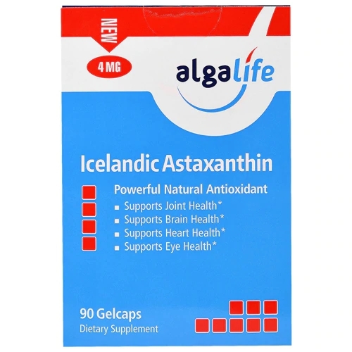 Algalife Astaxantina Islandesa 4mg - 90 Cápsulas Gelatinosas: Poder Antioxidante Puro