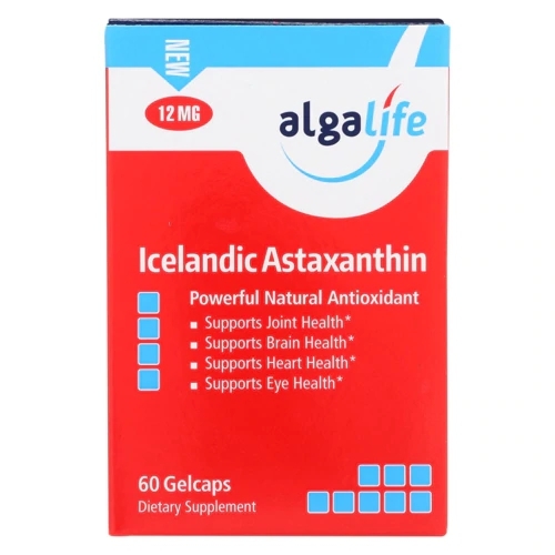 Algalife Astaxantina Islandesa 12mg - 60 Gelcaps: Poder Antioxidante Natural para sua Saúde