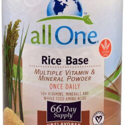 All One Nutritech Arroz Base Multivitamínico e Mineral em Pó Sem Sabor 1kg (2.2 lbs)