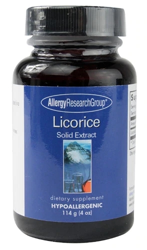 Extrato Sólido de Alcaçuz Allergy Research Group - 113g (4 oz) para Bem-Estar Natural