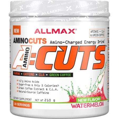 ALLMAX Nutrition A-Cuts™ Amino-Charged Energy Drink Watermelon -- 30 Servings