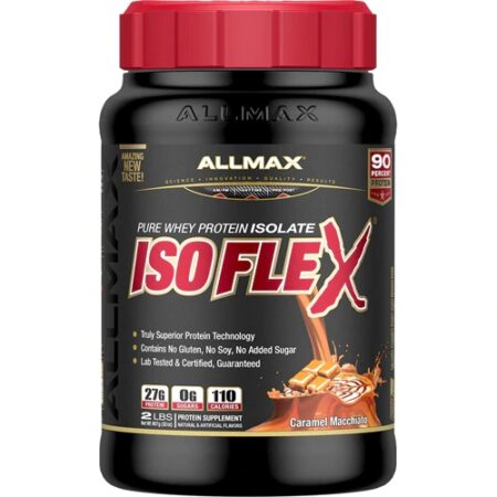 ALLMAX Nutrition IsoFlex® Pure Whey Protein Isolate Caramel Macchiato -- 2 lbs