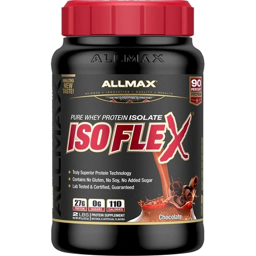 Whey Protein Isolado IsoFlex ALLMAX Nutrition Chocolate - 907g (2 lbs)