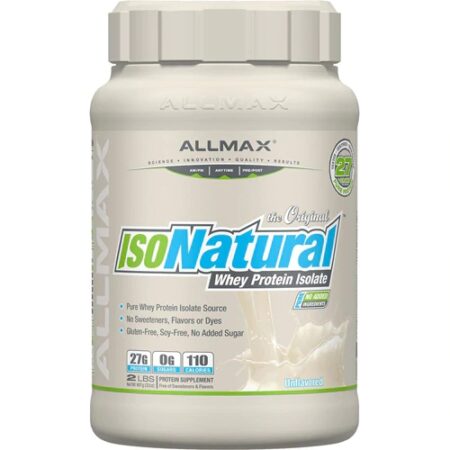 ALLMAX Nutrition IsoNatural™ Pure Whey Protein Isolate Unflavored -- 2 lbs