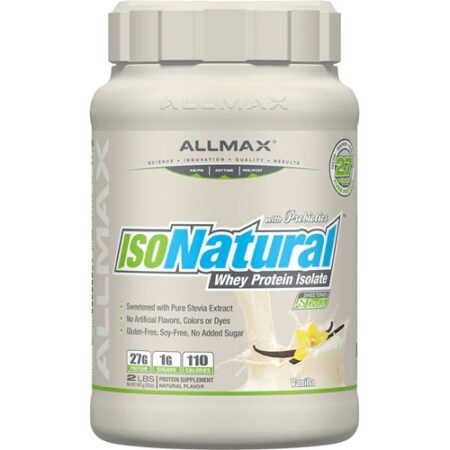 ALLMAX Nutrition IsoNatural™ Whey Protein Isolate Vanilla -- 2 lbs