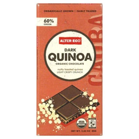 Alter Eco Organic Dark Chocolate Quinoa -- 2.82 oz