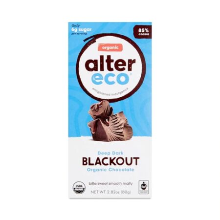 Alter Eco Organic Deep Dark Chocolate Blackout -- 2.82 oz