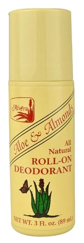 Desodorante Roll-On Natural Alvera Aloe e Amêndoas - 85g - Pele e Bem-Estar