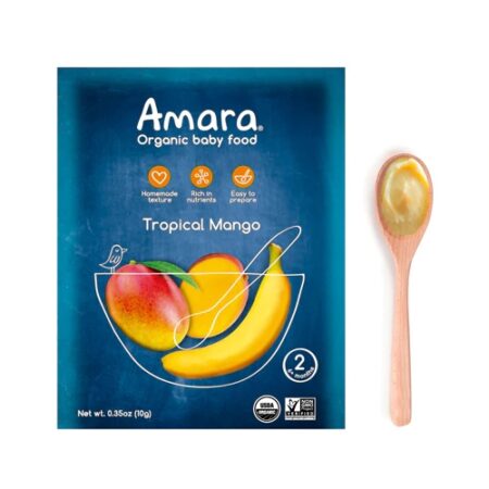 Amara Organic Baby Food Tropical Mango -- 7 Pouches