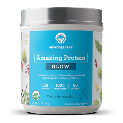 Amazing Grass Amazing Protein Glow Baunilha Flor de Lúpulo - 15 Doses