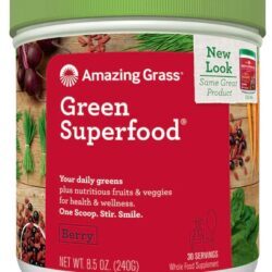 Amazing Grass Green SuperFood® Pó Berry - 30 Porções - Potencialize Sua Saúde!