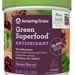 Amazing Grass Green SuperFood® ORAC Drink Powder Sabor Berry - 30 Porções (810g)