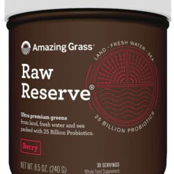 Amazing Grass Raw Reserve Green SuperFood Pó Sabor Berry - 210g - Nutrição Completa