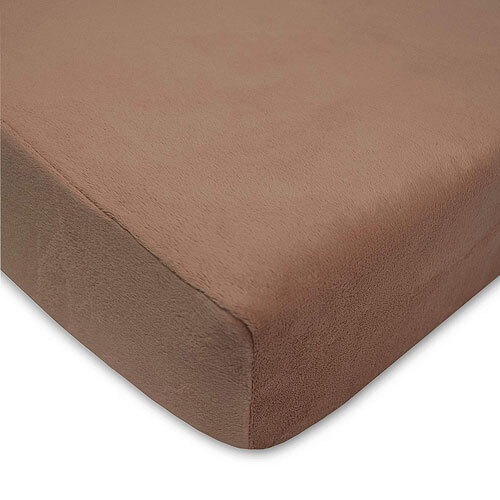 Lençol de Berço American Baby Heavenly Soft Chenille Chocolate - 1 Unidade (Tamanho Padrão)