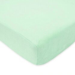 Lençol de Berço American Baby Heavenly Soft Chenille Verde Menta (1 Unidade)