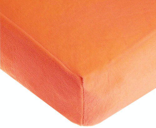 Lençol de Berço American Baby Chenille Ultra Macio Laranja 70x130cm - 1 Unidade