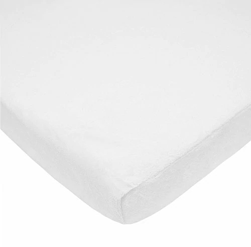 Lençol para Cercadinho American Baby Heavenly Soft Chenille Branco - 1 Unidade (Aprox. 70x100cm)