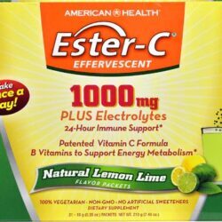 American Health Ester-C® Efervescente Limão e Laranja - 1000mg - 21 Sachês
