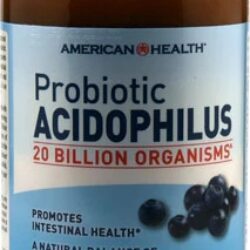 American Health Probiotic Acidophilus Morango - 473ml (20 Bilhões de Microrganismos)