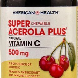 Vitamina C Acerola Plus® Natural 500mg - 100 Pastilhas Mastigáveis Sabor Berry
