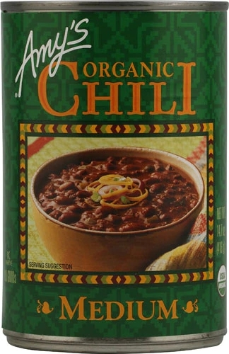 Amy's Organic Chili Médio - 417g: Sabor Autêntico e Nutrição Saudável