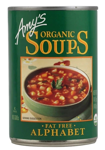 Amy's Organic Soup Alphabet - Sopa de Macarrão em Letras Orgânica 416ml