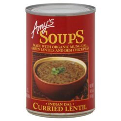 Amy's Organic Soup Lentilha com Curry - 411g | Sabor e Nutrição Orgânica