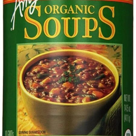 Amy’s Organic Soup Lentil Vegetable Baixa em Sódio – 427ml (14.5 fl oz) — foto 1