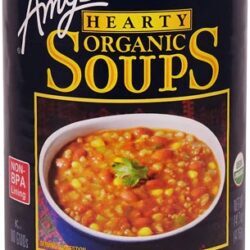 Amy's Organic Sopa de Arroz Espanhol e Feijão Vermelho - 434ml