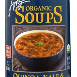 Amy's Organic Soups Quinoa, Couve e Lentilha Vermelha - 408g