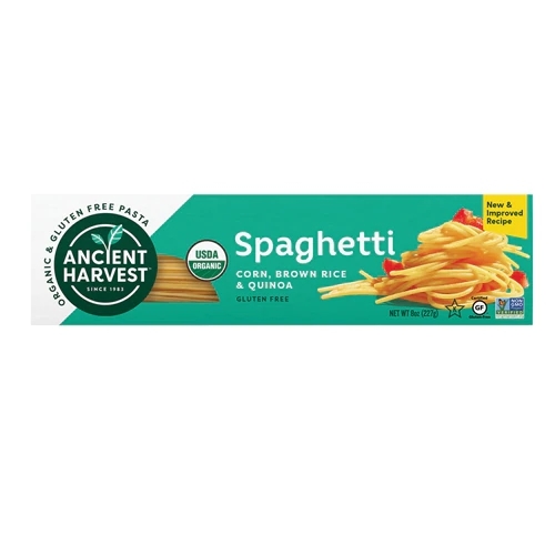 Massa Orgânica Ancient Harvest Supergrain Milho & Quinoa Espaguete - 227g - Sem Glúten e Nutritiva