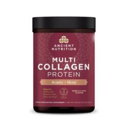 Ancient Nutrition Multi Colágeno Beauty + Sleep Baunilha Chai 468g