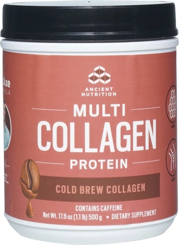 Ancient Nutrition Multi Colágeno Proteína Cold Brew - 500g: Energia e Beleza