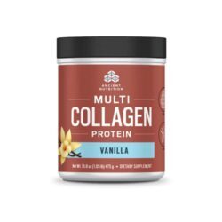 Ancient Nutrition Multi Collagen Protein Baunilha - 476g: Pele, Cabelos, Articulações e Mais!