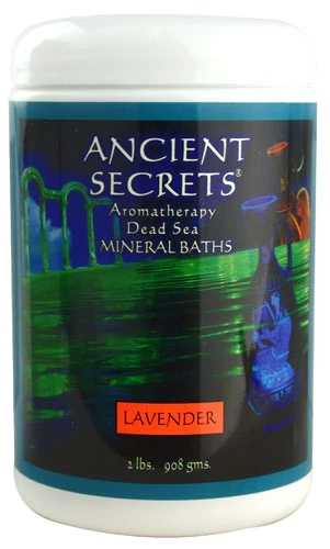 Sal de Banho Mar Morto Ancient Secrets Lavanda - 907g: Alívio e Bem-Estar Profundo