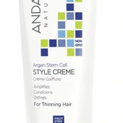 Creme para Styling Andalou Naturals Células de Argão Anti-Idade 164ml - Nutrição Profunda e Estilo Duradouro
