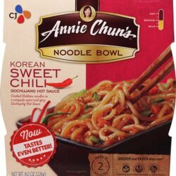 Annie Chun's Tigela de Macarrão Coreano Doce Picante - 227g | Sabor Autêntico Oriental