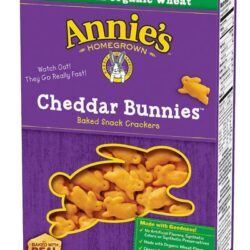 Annie's Cheddar Bunnies - Salgadinho Assado de Queijo 212g - Lanche Saudável Infantil