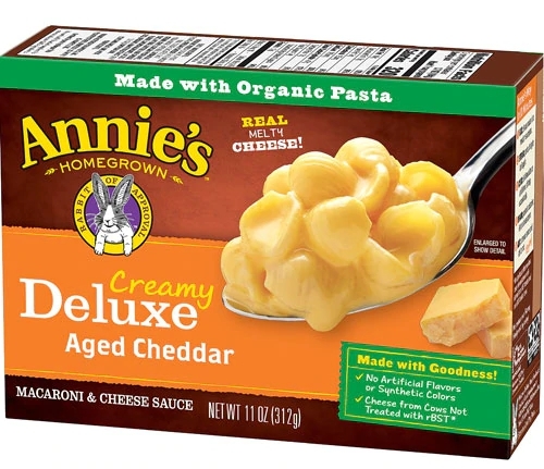 Annie's Deluxe Shells & Aged Cheddar 312g: Macarrão com Queijo Premium e Cheddar Envelhecido