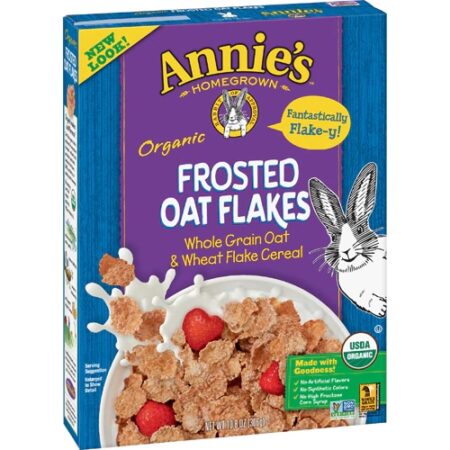 Annie's Homegrown Organic Frosted Oat Flakes Cereal -- 10.8 oz