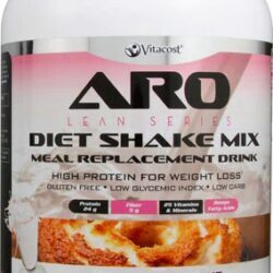 ARO Vitacost Lean Series Diet Shake Mix Sabor Angel Food Cake - 1000g (2.21 lbs)