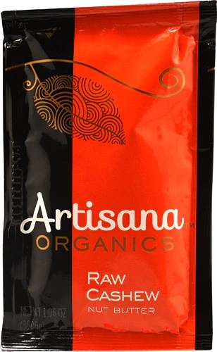 Manteiga de Castanha de Caju Orgânica Crua Artisana Squeeze Pack - 30g
