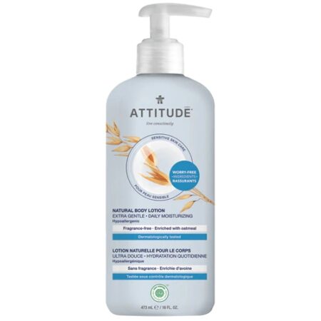 Attitude Sensitive Skin Body Lotion - Fragrance Free -- 16 fl oz