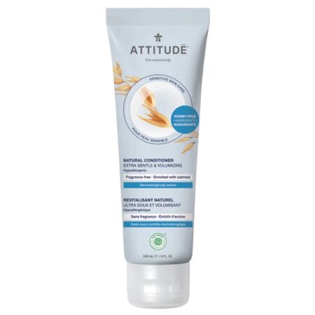 Attitude Sensitive Skin Conditioner - Extra Gentle and Volumizing - Fragrance Free -- 16 fl oz