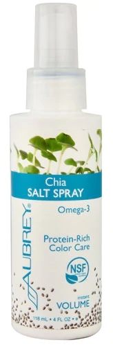 Aubrey Organic Chia Salt Spray para Volume Instantâneo - 118ml
