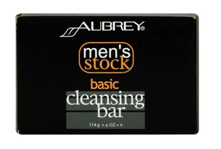 Aubrey Men's Stock Basic Cleansing Bar Soap -- 4 oz